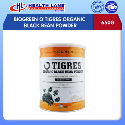 BIOGREEN O'TIGRES (CANE TANPA GULA) (650G)